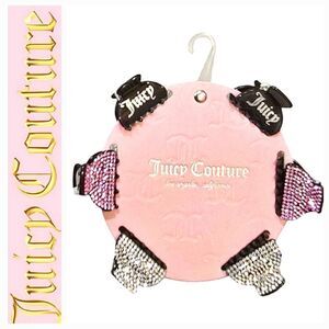 Juicy Couture Rhinestone & Logo 6-PK Hair Clip Set